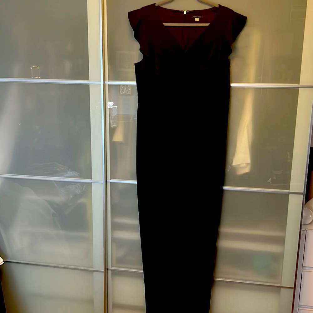 Tommy Hilfiger size 14 black jumpsuit with ruffle detail